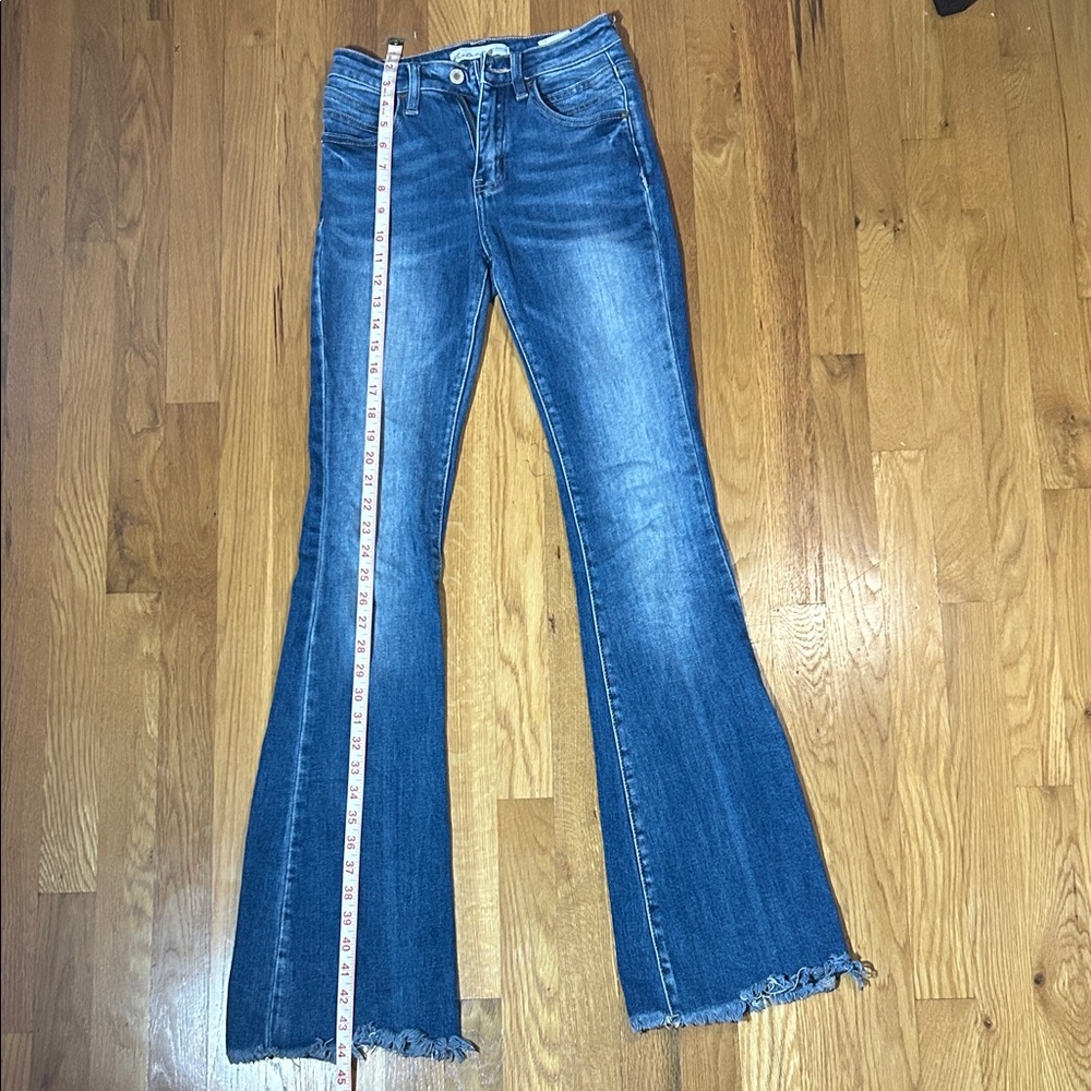 Women's Blue Flared Jeans